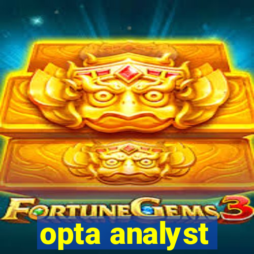 opta analyst